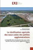 La réutilisation agricole des eaux usées des petites agglomérations