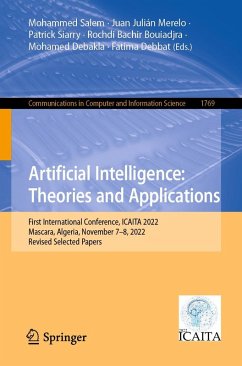 Artificial Intelligence: Theories and Applications (eBook, PDF)