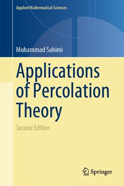 Applications of Percolation Theory (eBook, PDF) - Sahimi, Muhammad