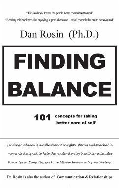 Finding Balance - Rosin, Dan