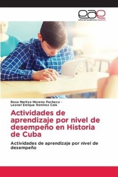 Actividades de aprendizaje por nivel de desempeño en Historia de Cuba