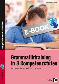 Grammatiktraining in 3 Kompetenzstufen 5./6. Kl. (eBook, PDF) - Penzenstadler, Brigitte