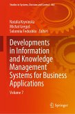 Developments in Information and Knowledge Management Systems for Business Applications (eBook, PDF)