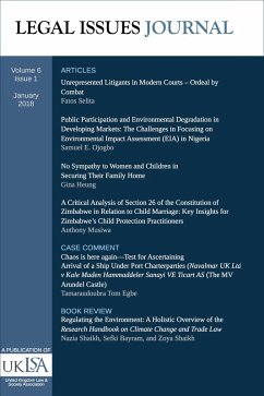Cover Legal Issues Journal 6(1) (eBook, ePUB)