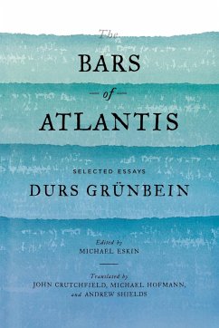 Bars of Atlantis - Grünbein, Durs