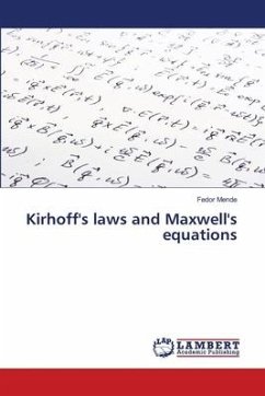 Kirhoff's laws and Maxwell's equations