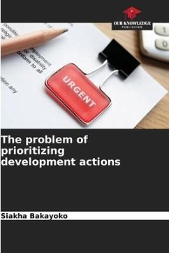 The problem of prioritizing development actions - Bakayoko, Siakha