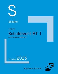 Skript Schuldrecht BT 1 - Langkamp, Tobias