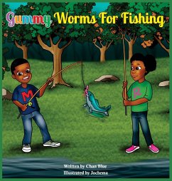 Gummy Worms for Fishing - Blue, Chan