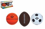 Schildkröt 970165 - Mini Balls Set 3in1 (Fußball/Football/Basketball), á 11cm/50 g)