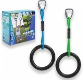 Schildkröt 970714 - Junle Ring Set, Gymnastikringe, Jungle Line-Hindernis, Ninja-Ringe