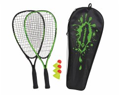 Schildkröt 970906 - Speedbadminton Set mit 3er Dose Bälle, 2-Player Set, Federball Set, Badminton-Set