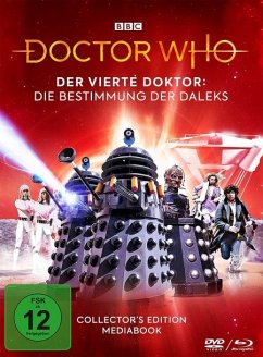 Doctor Who: Der Vierte Doktor - Die Bestimmung der Daleks Limited Mediabook - Baker,Tom/Ward,Lalla/Gooderson,David/Skelton,Roy/+