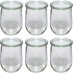 WECK Tulpenform-Glas 1062ml 6er Pack