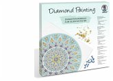 Diamond Painting "Diamantane Mandala Set 5", hellblau / taupe / weiß
