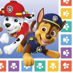 16 Servietten Paw Patrol 2022 33 x 33 cm