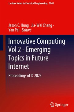 Innovative Computing Vol 2 - Emerging Topics in Future Internet