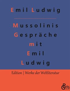 Cover Mussolinis Gespräche mit Emil Ludwig