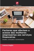Factores que afectam o acesso das mulheres empresárias aos serviços financeiros