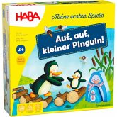 HABA 1307056001 - Meine ersten Spiele, Auf, auf kleiner Pinguin, Würfel-Laufspiel, Kinderspiel