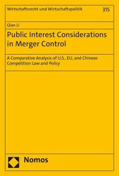 Public Interest Considerations in Merger Control - Li, Qian