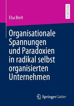 Cover Organisationale Spannungen und Paradoxien in radikal selbst organisierten Unternehmen