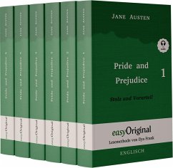 Pride and Prejudice / Stolz und Vorurteil - 6 Teile Softcover - (Buch +MP3 Audio-CD) - Lesemethode von Ilya Frank - Zweisprachige Ausgabe Englisch-Deutsch - Austen, Jane