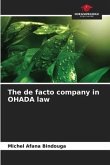 The de facto company in OHADA law