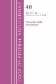 Code of Federal Regulations, Title 40 Protection of the Environment 61-62, Revised as of July 1, 2021