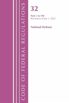 Code of Federal Regulations, Title 32 National Defense 1-190, Revised as of July 1, 2021 - Office Of The Federal Register (U. S.