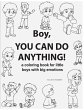 Boy, You Can Do Anything! A Coloring... - Bild 1