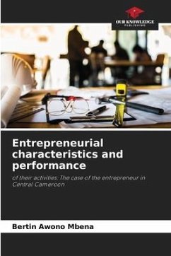 Entrepreneurial characteristics and performance - Awono Mbena, Bertin