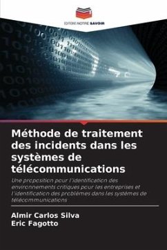 Méthode de traitement des incidents dans les systèmes de télécommunications - Silva, Almir Carlos;Fagotto, Eric