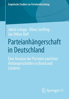 Parteianhängerschaft in Deutschland (eBook, PDF) - Lempp, Jakob; Serfling, Oliver; Rolf, Jan Niklas