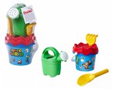 Simba 109234593 - Super Mario Baby-Eimergarnitur (Eimer 11cm), 5-teilig, Sandspielzeug