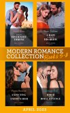 Modern Romance April 2023 Books 5-8: Stolen for His Desert Throne / A Baby to Make Her His Bride / Expecting Her Enemy's Heir / Hired for His Royal Revenge (eBook, ePUB)