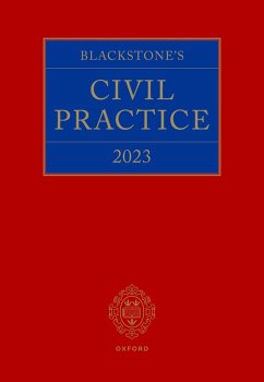 Cover Blackstone's Civil Practice 2023 (eBook, PDF)