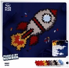 Plus Plus - 500 Kreativ Bausteine Puzzle Rakete