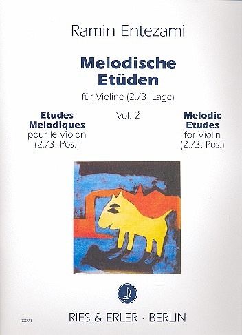 Melodische Etüden Band 2 für Violine (2./3. Lage)