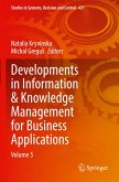 Developments in Information & Knowledge Management for Business Applications