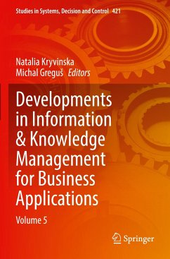 Developments in Information & Knowledge Management for Business Applications