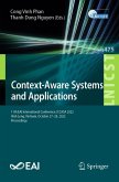 Context-Aware Systems and Applications (eBook, PDF)