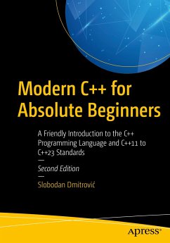 Modern C++ for Absolute Beginners (eBook, PDF) - Dmitrović, Slobodan