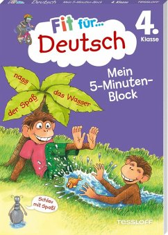 Fit für Deutsch 4. Klasse. Mein 5-Minuten-Block - Zenker, Werner