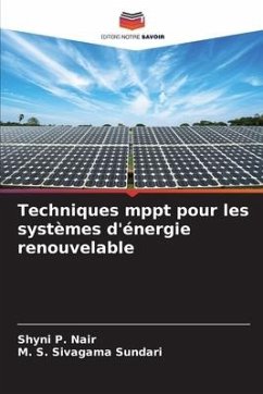 Techniques mppt pour les systèmes d'énergie renouvelable - P. Nair, Shyni;Sivagama Sundari, M. S.