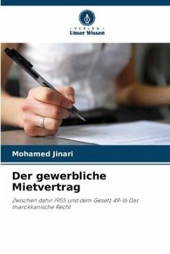 Der gewerbliche Mietvertrag - Jinari, Mohamed