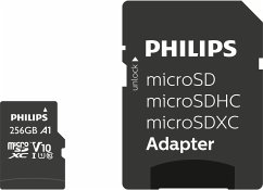 Philips MicroSDXC Card 256GB Class 10 UHS-I U1 incl. Adapter