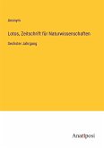 Lotos, Zeitschrift für Naturwissenschaften