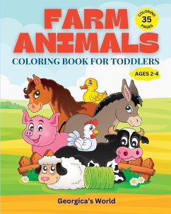 Farm Animals Coloring Book for Toddlers - Yunaizar88