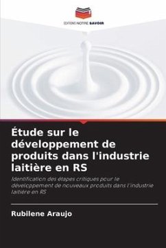 Étude sur le développement de produits dans l'industrie laitière en RS - Araujo, Rubilene